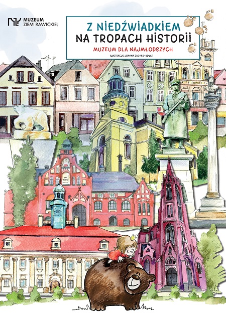 &bdquo;Z niedźwiadkiem na tropach historii&rdquo; to nowa muzealna propozycja edukacyjna dla najmłodszych mieszkańc&oacute;w ziemi rawickiej oraz małych turyst&oacute;w odwiedzających nasze miasto.  Z myślą o dzieciach przygotowaliśmy kolorowy przewodnik turystyczny po Rawiczu, zeszyt &bdquo;zabaw i zagadek&rdquo; z kolorowankami, krzyż&oacute;wką, naklejkami, specjalną mapę, a także quest, kt&oacute;ry można rozwiązywać podczas rodzinnego spaceru po mieście. Pakiet jest przeznaczony dla dzieci, kt&oacute;re potrafią już czytać, pisać i rysować lub będą bawić się z opiekunami, wsp&oacute;lnie poznając ciekawostki o rawickich zabytkach.  Wydawnictwo jest nowym elementem muzealnego programu edukacji regionalnej &bdquo;Nasza historia &ndash; nasza tożsamość&rdquo;. Jego promocja odbędzie się 15 maja w trakcie tegorocznej Nocy Muze&oacute;w.  